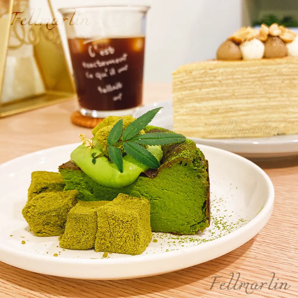 台中北區甜點 萊姆16手作甜點-Lime 16 Patisserie 限量口味 抹茶蕨餅巴斯克蛋糕