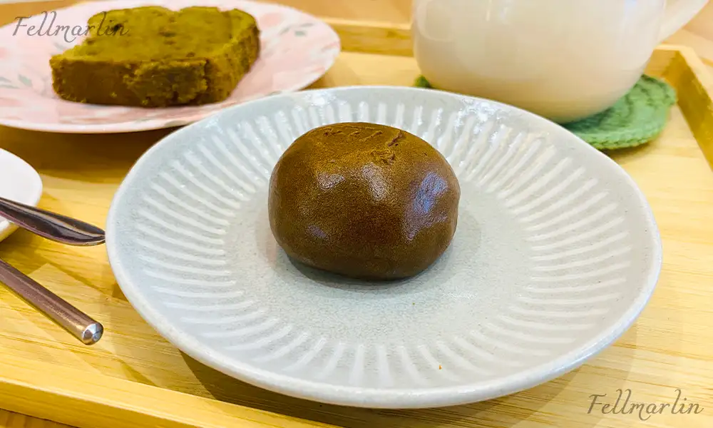 彰化 綠11 和洋菓子 - 日式饅頭 抹茶芝麻味