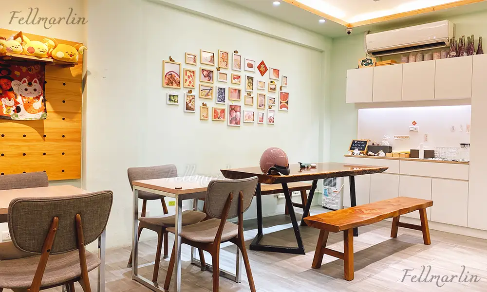 台中北區蛋糕店 萊姆16手作甜點-Lime 16 Patisserie 二樓內用座位區 環境舒適溫馨