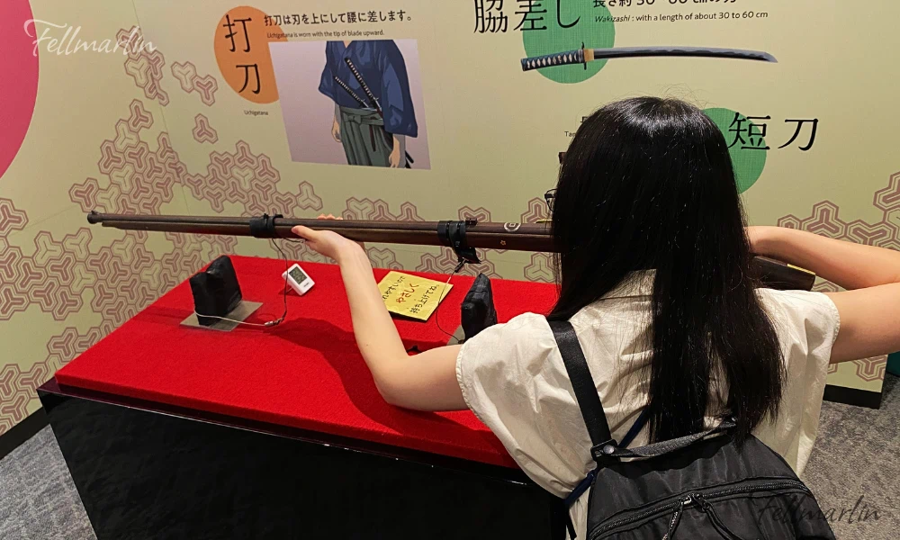 名古屋刀劍博物館 名古屋刀剣ワールド Samurai Museum Nagoya Touken World 2樓 一定要體驗一下拿火繩銃的感覺