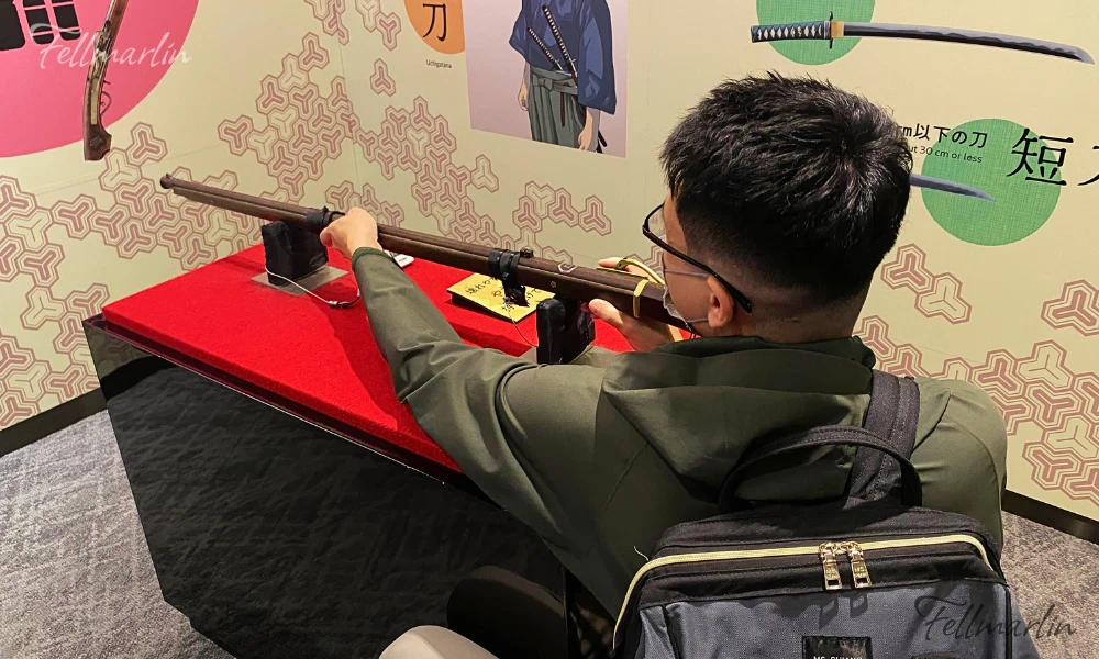 名古屋刀劍博物館 名古屋刀剣ワールド Samurai Museum Nagoya Touken World 2樓火繩銃體驗區