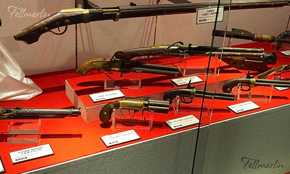 名古屋刀劍博物館 名古屋刀剣ワールド Samurai Museum Nagoya Touken World 3樓展示的槍枝演變 展品豐富