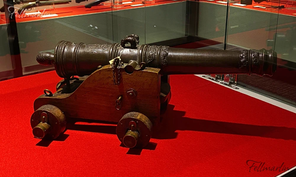 名古屋 刀劍博物館 名古屋刀剣ワールド Samurai Museum Nagoya Touken World 3樓展示的砲