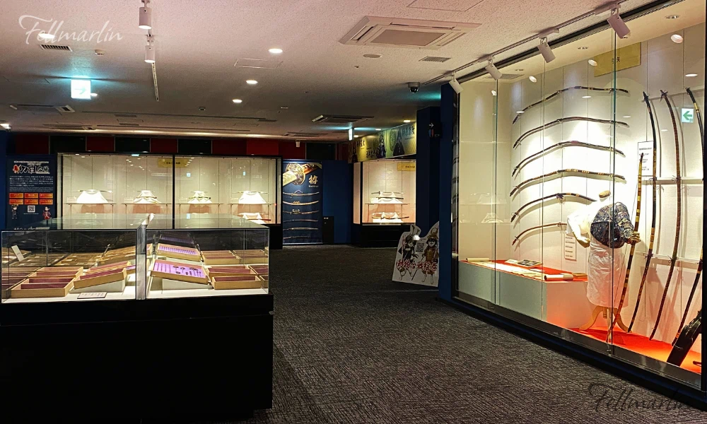 名古屋 刀劍博物館 名古屋刀剣ワールド Samurai Museum Nagoya Touken World 3樓的展品精美整齊 空間舒適