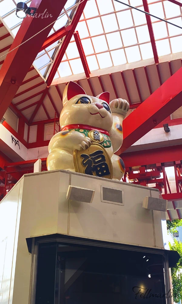 名古屋大須商店圈 招財貓雕像