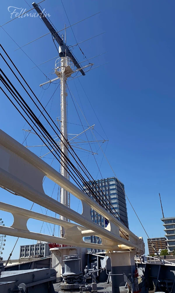 名古屋港 Nagoya Fuji Antarctic Museum 南極観測船ふじ 南極觀測船 富士號 甲板上的外觀