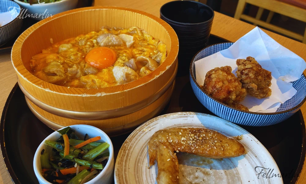 名古屋必吃 全國丼飯大賽金牌 鳥開総本家 - 名古屋コーチン親子丼 套餐搭配唐揚雞跟手羽先